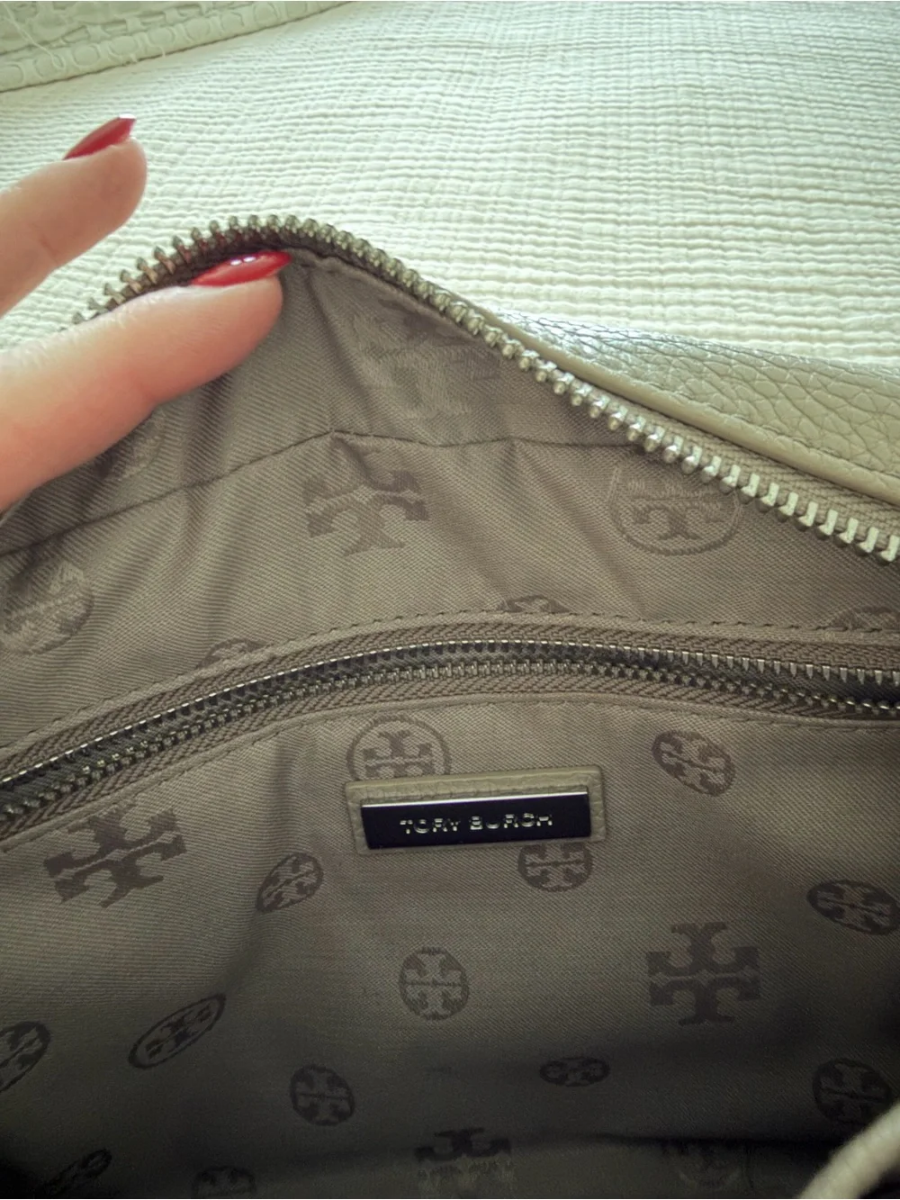 Tory Burch Pebbled Leather Bag